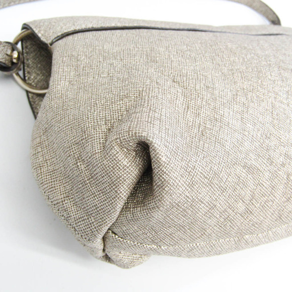 CHLOE Ribbon Women's Coated Canvas Shoulder Bag,Tote Bag Gold - Picture 4 of 10